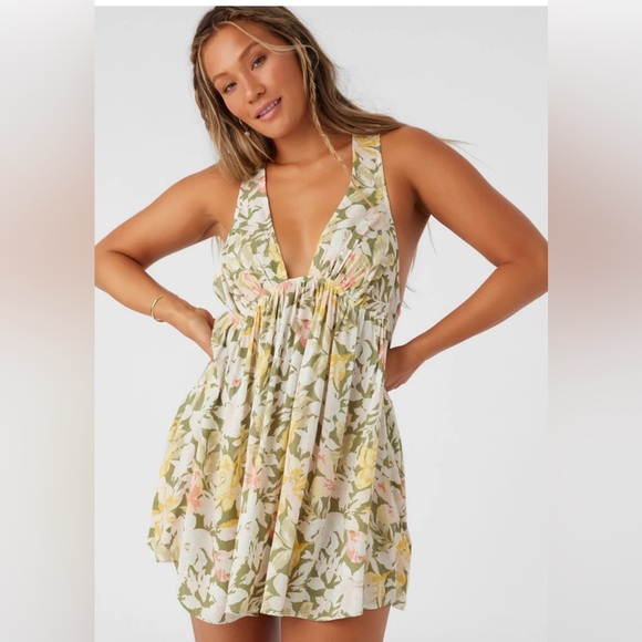 NWT O'Neill Juniors' Saltwater Essentials Cover-Up Dress Large - Picture 1 of 10